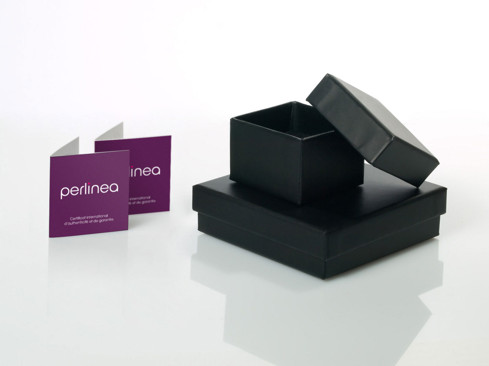 Écrin prestige Perlinea avec certificat international d'authenticité et de garantie