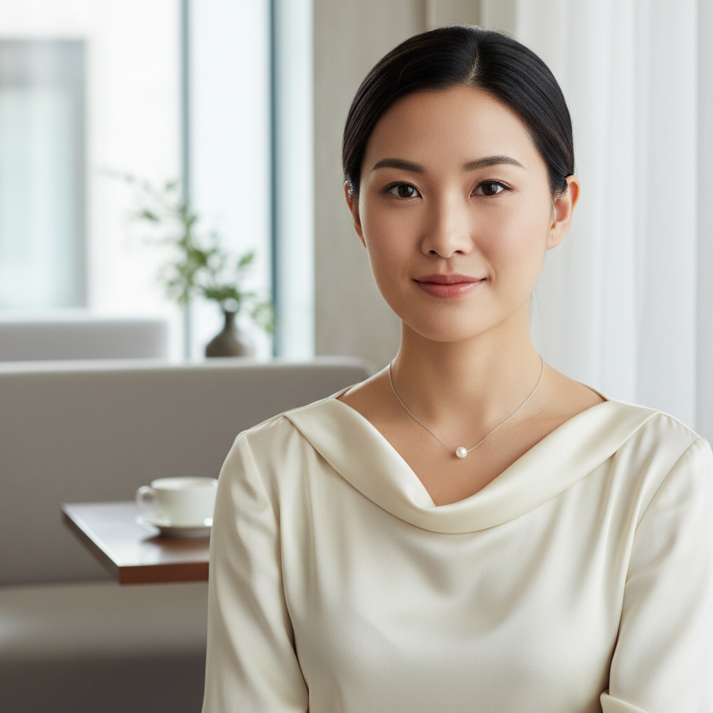 Collier perle de culture rose 8-9mm – vue 5 bijou femme | Perlinea Kenvia