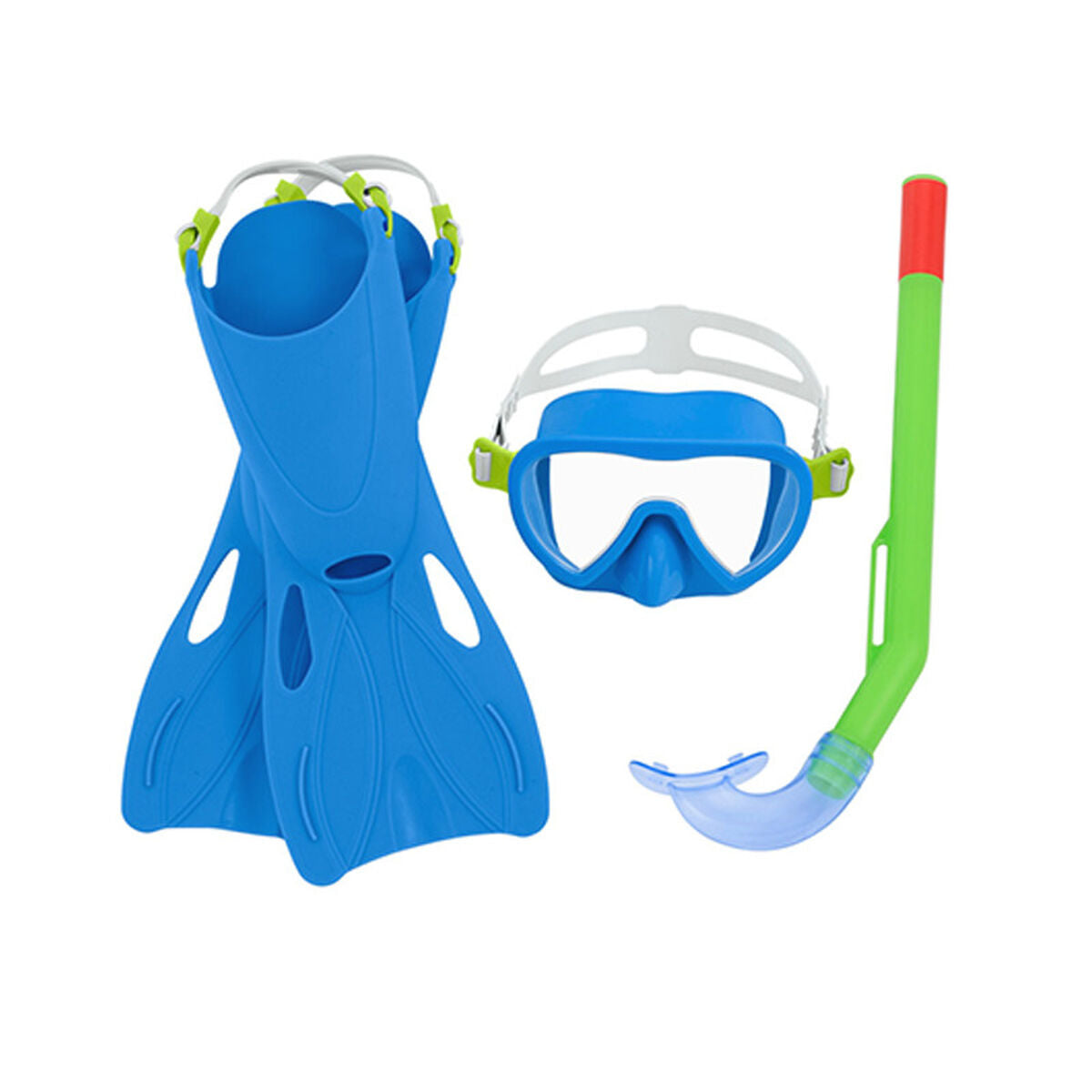 Set snorkel junior masque et tuba sangle anatomique 7+ ans – vue principale | Kenvia
